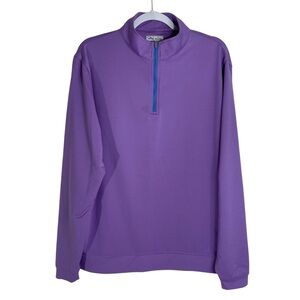 Peter Millar Mens  Crown Sport Perth Golf 1/4 Zip Performance Sz Large